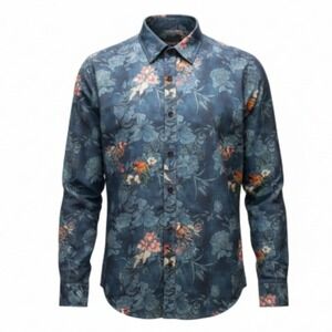 FRANCO NEGRETTI Mens Classic Elegance Modern Designer‎ Statement  Shirt Size M